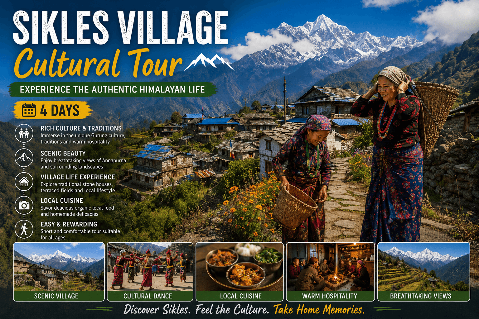 Sikles Village Cultural Tour — 4 Days 